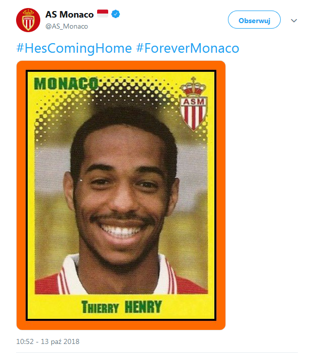 OFICJALNIE: Thierry Henry trenerem AS MONACO!